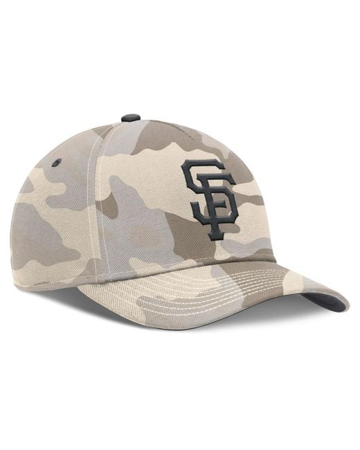 Nike Metallic San Francisco Giants Camo Pack Rise Adjustable Hat for men