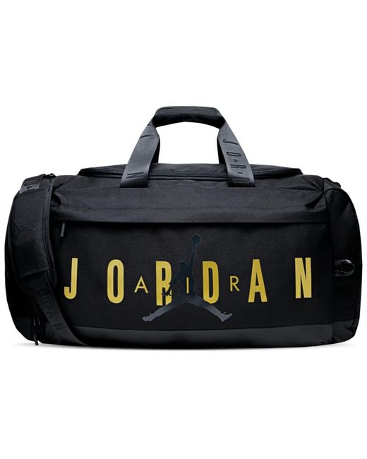 Nike Black Medium Logo Duffel Bag for men