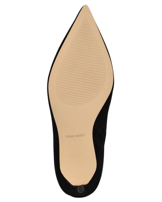 Nine West Black Cook Tall Stiletto Dress Boots Regular Wide Calf