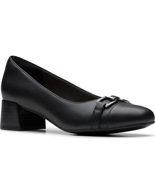 Clarks Black Iridessa Erin Slip-on Pumps