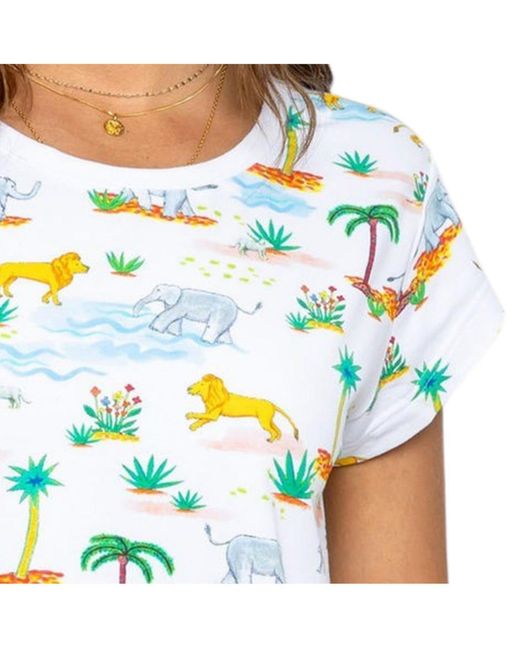 Sant And Abel White Jersey Short Pj Set