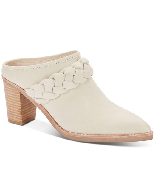 Dolce Vita Leather Serla Braided Mules in Ivory Leather (White) - Lyst