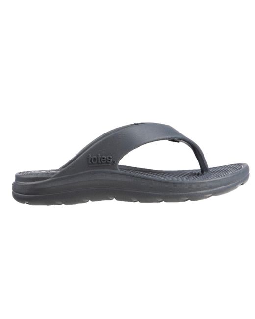 Totes Gray Ara Thong Sandals for men