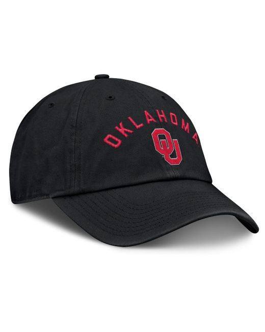 Fanatics Black Oklahoma Sooners Myth Adjustable Hat for men