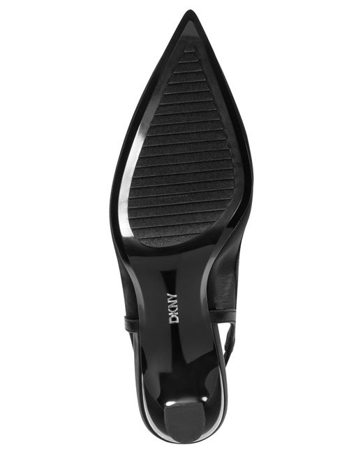 DKNY Black Cierra Slingback Pumps