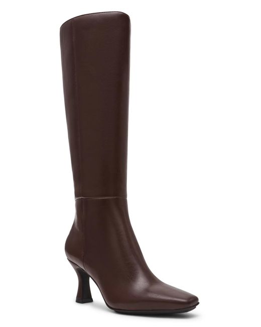 Anne Klein Women's Brown Perfektion Snip Toe Knee High Boots