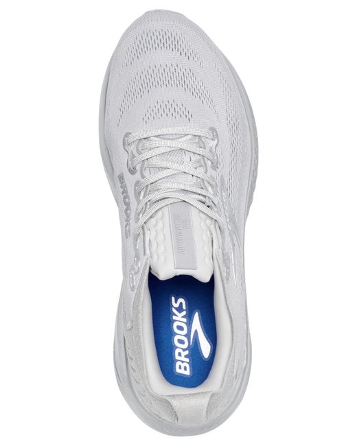 Brooks Gray Adrenaline Gts 25 Silver Anniversary Running Sneakers From Finish Line for men