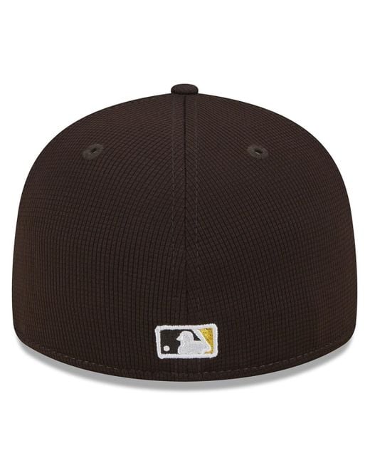 KTZ Brown San Diego Padres 2024 Batting Practice Low Profile 59fifty Fitted Hat for men