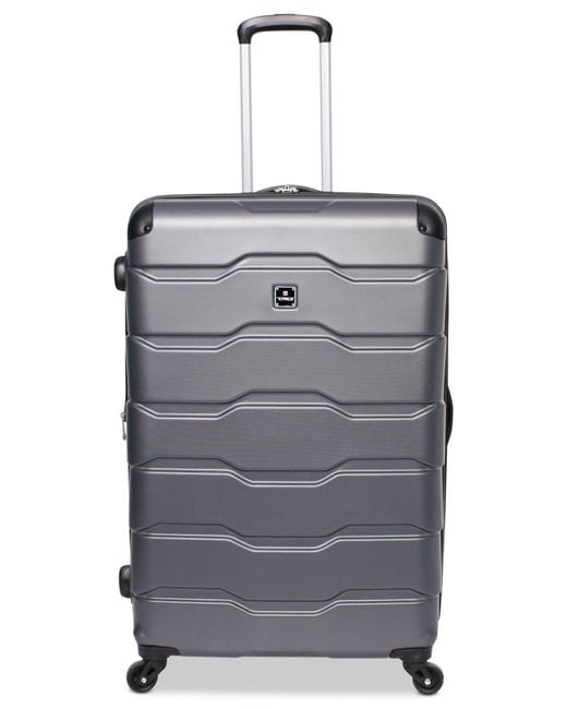 Revo Gray Tag Matrix 2 28" Hardside Expandable Spinner Suitcase for men