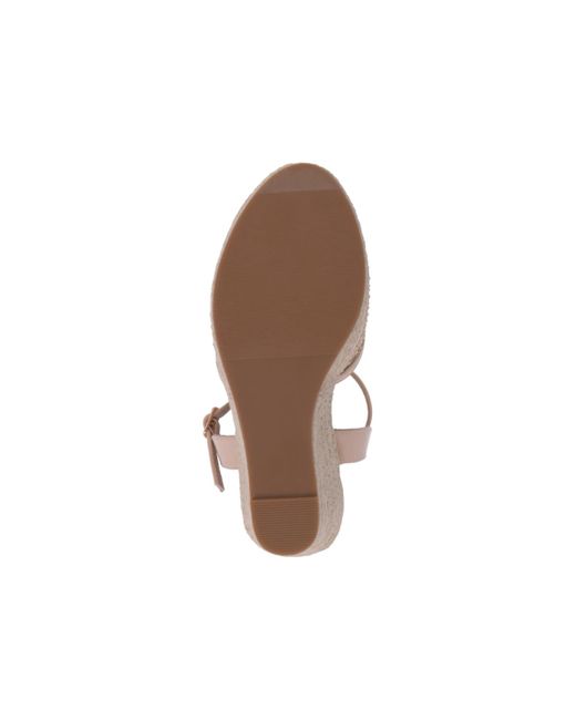 Gc Shoes Gray Mila Embellished Espadrille Wedge Sandals