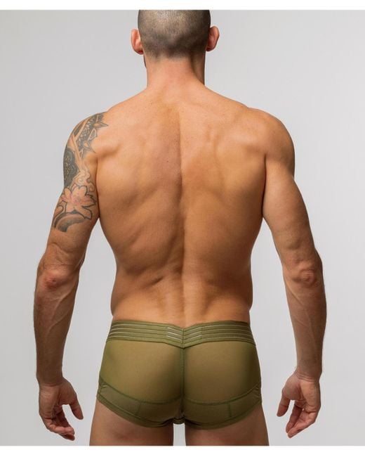 Rounderbum Green Sexy Nights Anatomic Mini Trunk for men