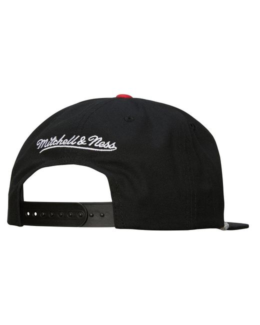 Mitchell & Ness Black New Jersey Devils Ascend Deadstock Snapback Hat for men