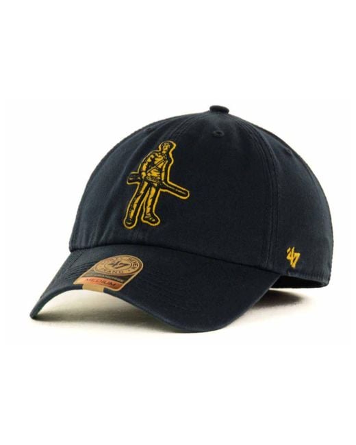 47 Brand Blue West Virginia Mountaineers Franchise Cap for men