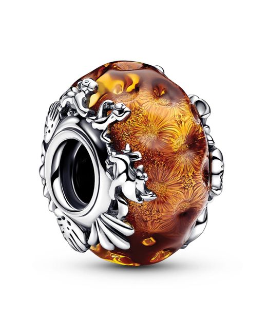 789079C00 Pandora Rose Wavy Purple Murano Glass Charm   The Art of