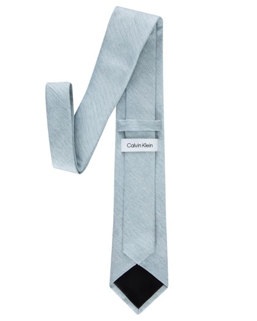 Calvin Klein Blue Curtis Solid Textured Tie for men