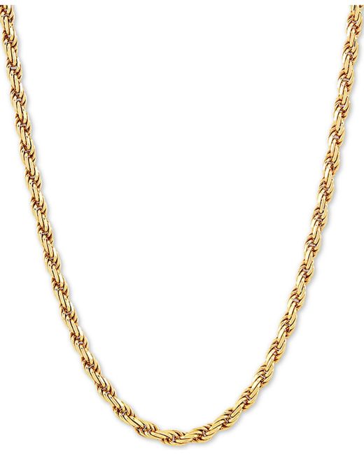 Giani Bernini Metallic Rope Link 18" Chain Necklace