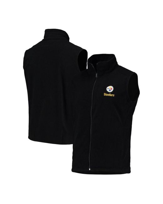 Men's Dunbrooke Black Pittsburgh Steelers Craftsman Thermal-Lined Full-Zip  Hoodie