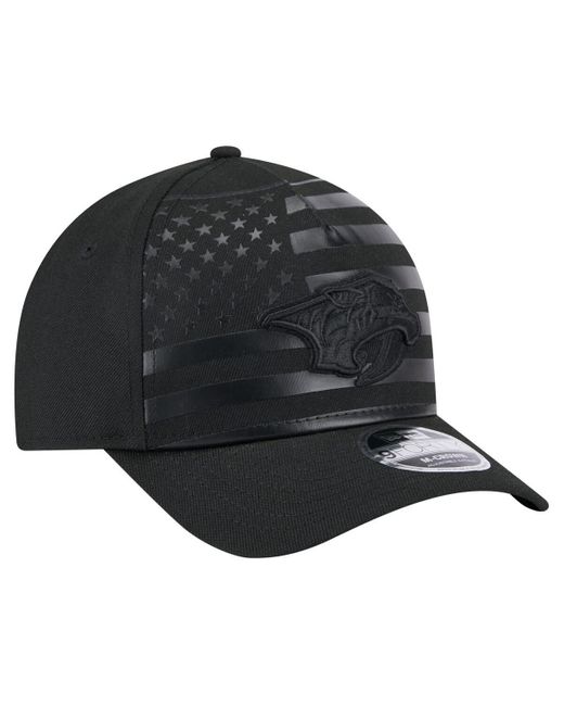 KTZ Gray Â Nashville Predators Game Day Stealth Flag 9forty A-frame Adjustable Hat for men