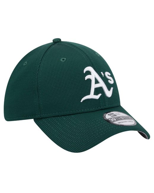 KTZ Green Oakland Athletics Active Pivot 39thirty Flex Hat for men