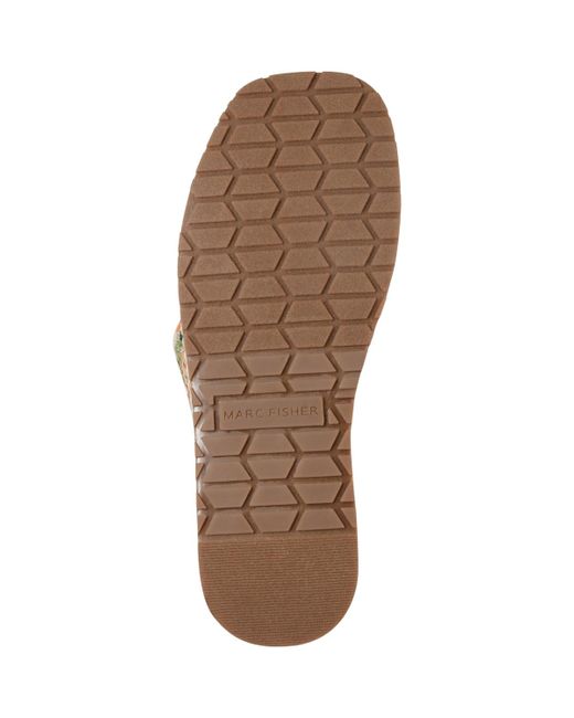 Marc Fisher Blue Pelma Casual Slip-on Sandals