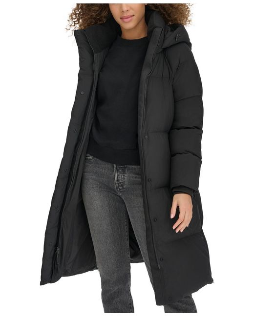 Levi's Black Mid-length Puffer Jacket