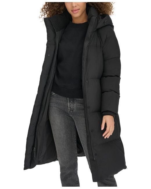 Levi's Black Mid-length Puffer Jacket