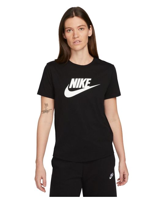 Nike Black Sportswear Essentials Logo T-shirt