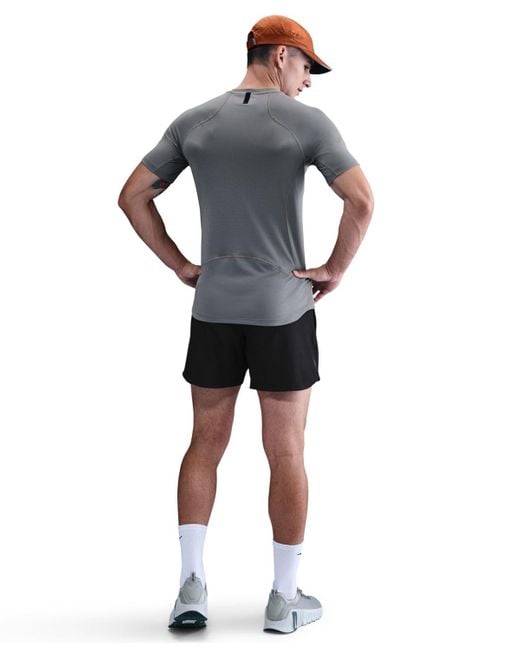 Nike Blue Pro Training Dri-fit Short-sleeve T-shirt for men