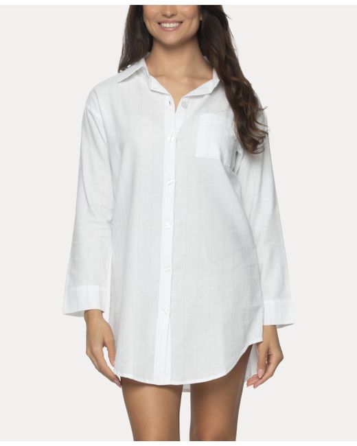 Felina White Mirielle Sleep Shirt