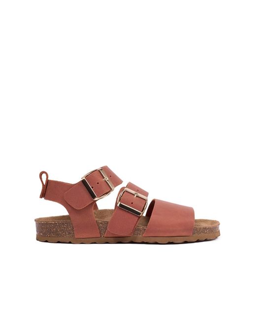 Celtic & Co. Brown Triple Strap Sandal