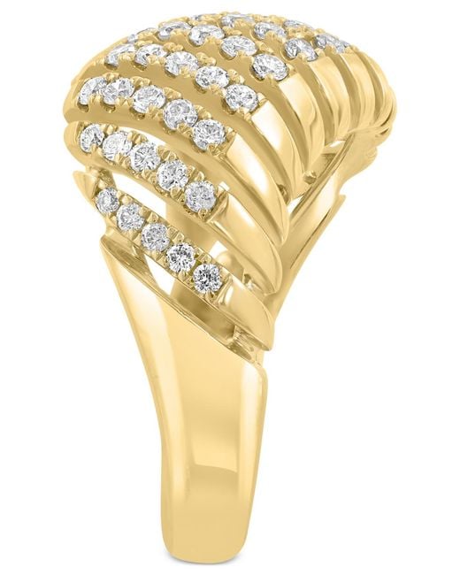 Effy Metallic Effy Diamond Multi-row Statement Ring (5/8 Ct. T.w.