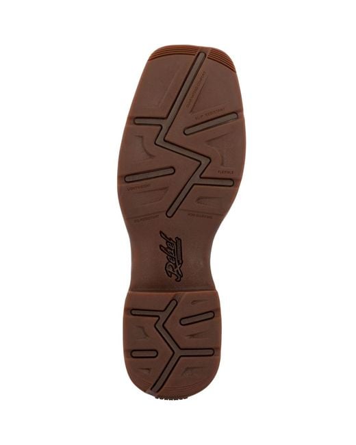 Durango Brown Rebel By Pull-on Western Boot for men