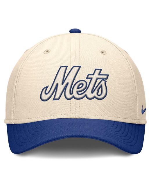Nike Blue Natural/royal Los Angeles Dodgers Statement Rise Performance Flex Hat for men