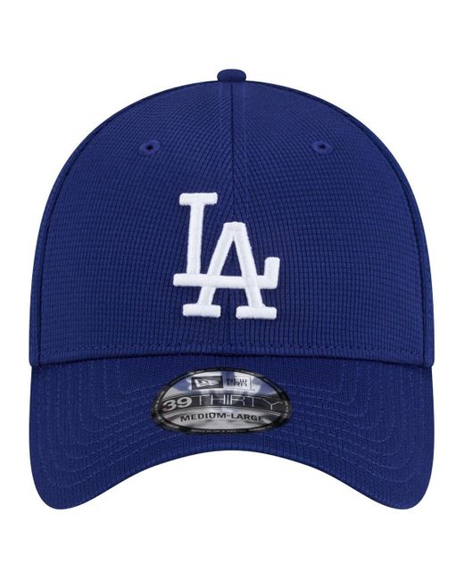 KTZ Blue Los Angeles Dodgers Active Pivot 39thirty Flex Hat for men