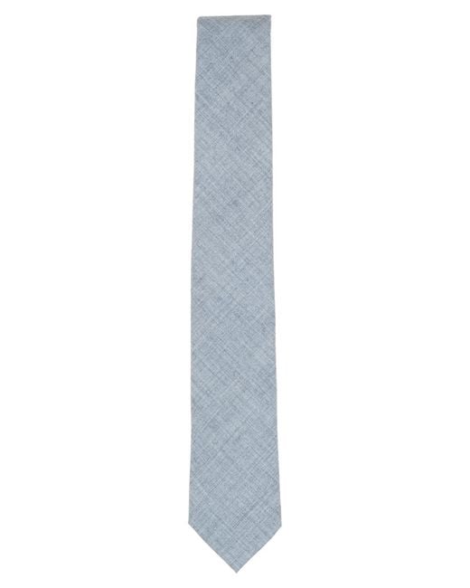 BarIII Gray Chambray Solid Tie for men