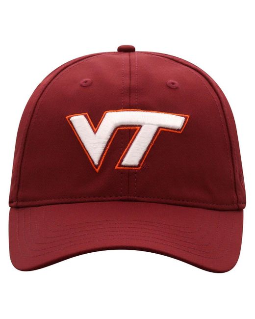 Top Of The World Red Virginia Tech Hokies Victory Trainer Adjustable Hat for men