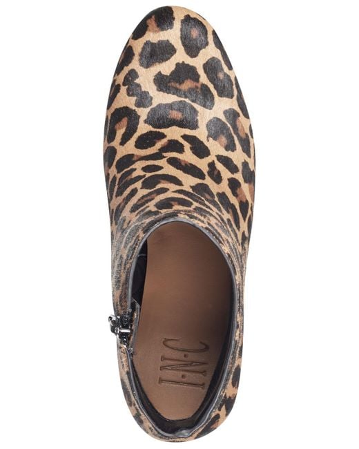 inc leopard booties