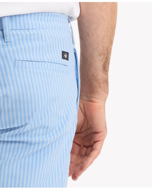 Dockers Blue Ultimate Supreme Flex Stretch Solid 9.5" Shorts for men