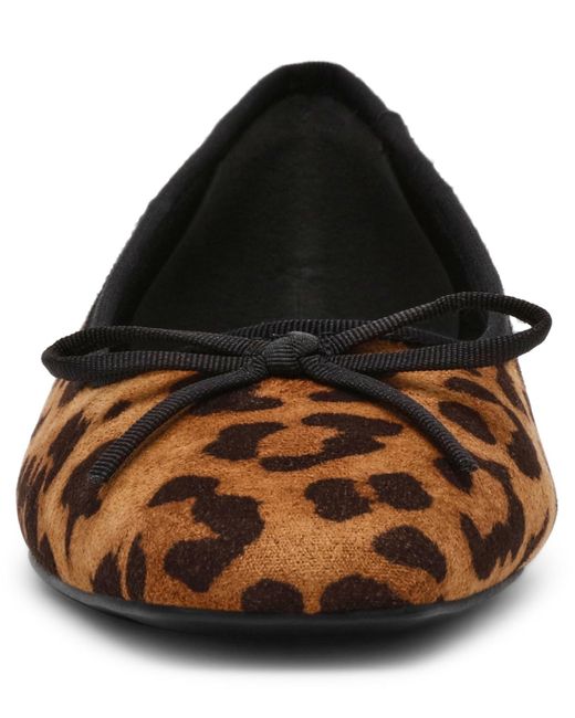 Anne Klein Brown Aspen Snip Toe Ballet Flats
