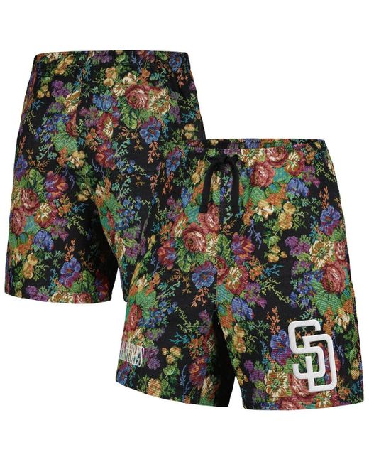 Pleasures Green San Diego Padres Floral Shorts for men