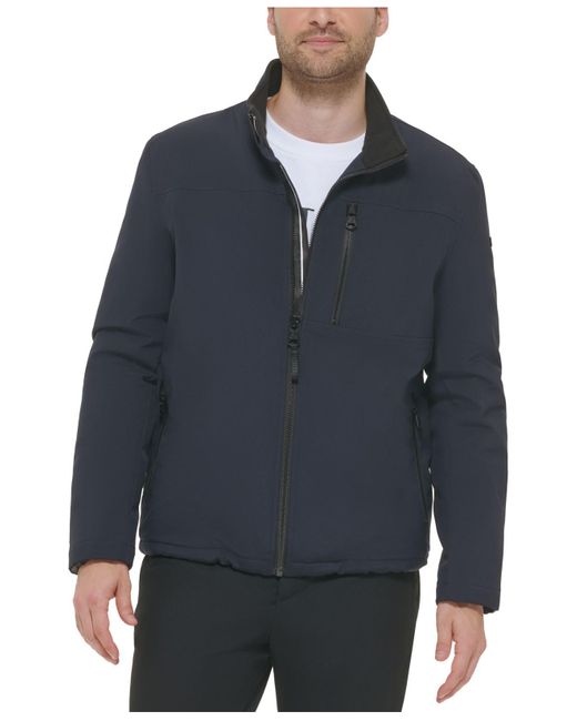 Calvin Klein Fleece Men?s Infinite Stretch Soft Shell Jacket With