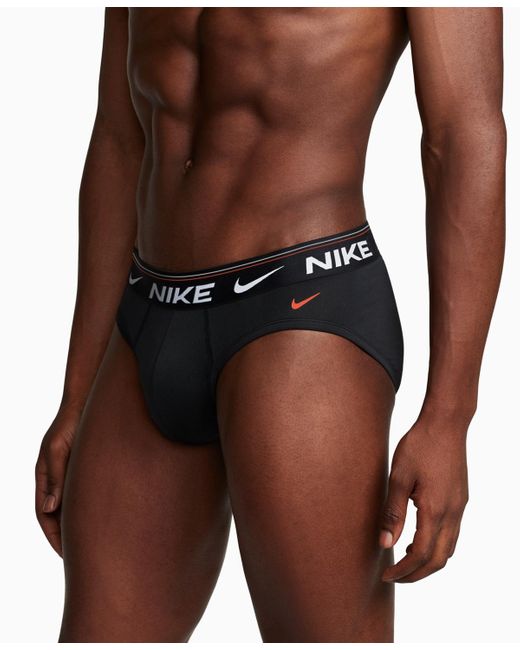 Nike Black 3-pk. Dri-fit Ultra Comfort Briefs for men
