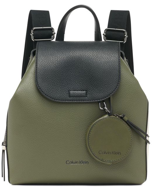Calvin Klein Millie Backpack in Olive Night (Green) Lyst