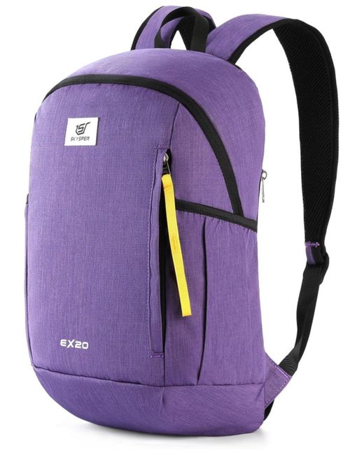 Wosofe Purple Small Backpack 20l Hiking Backpack Lightweight Travel Daypack