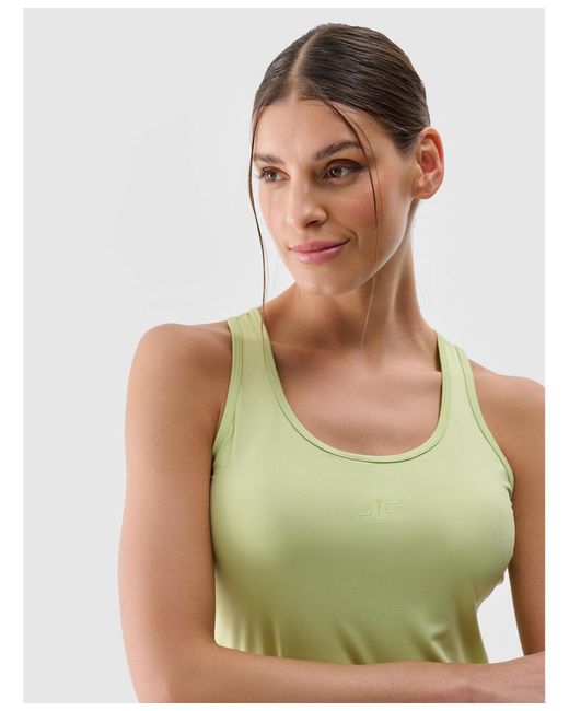 4F Green Slim-fit Quick-drying Training Top
