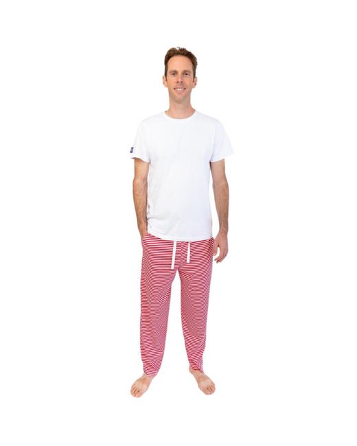 Sant And Abel Pink Jersey Pj Pants for men