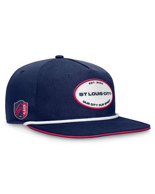 Fanatics Blue Branded Navy St. Louis City Sc Iron Golf Snapback Hat for men