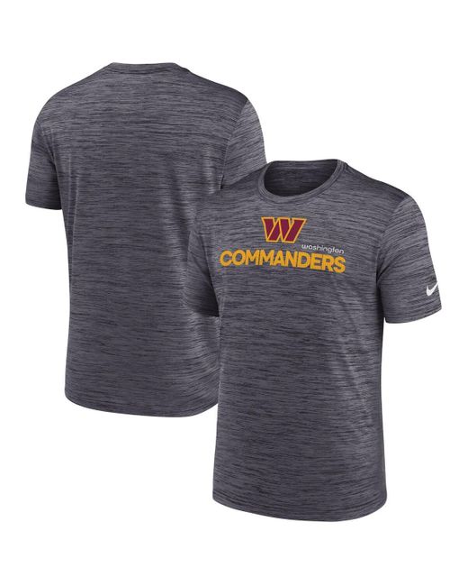 Nike Blue Washington Commanders Blitz Velocity Modern Performance T-shirt for men