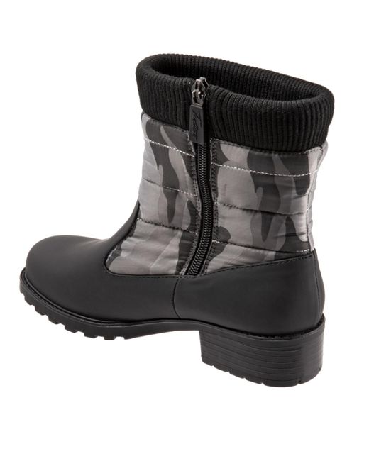 Trotters Black Berry Mid Boot