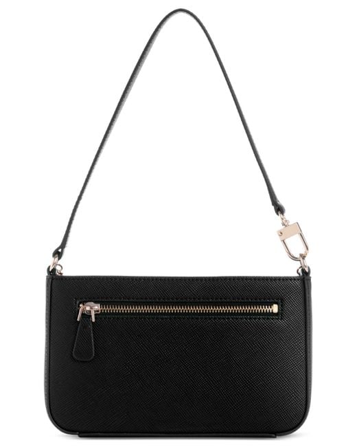 Guess – Noelle Top Zip Shoulder Bag – Accessories – Black